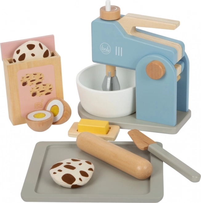 Drewniany robot kuchenny z akcesoriami SMALL FOOT Tasty