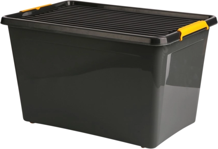 SolidStore pojemnik do przechowywania z pokrywą na kółkach 60 l (58 × 39 × 35 cm)