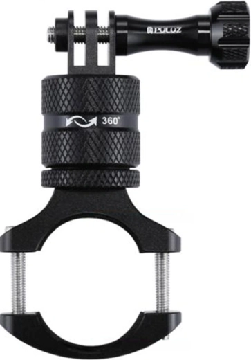 Aluminiowy uchwyt na kierownicę Puluz z obrotem 360° - 1 sztuka