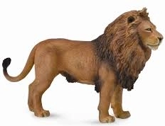 Figurka afrykańskiego lwa