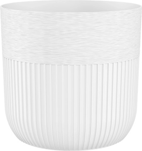 Biały doniczka Luca Petit 19 cm