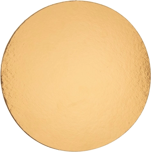 Cienka podkładka pod tort złota Ø 26 cm (1 szt.)