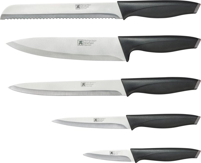 Blok na noże RICHARDSON SHEFFIELD Advantage, zestaw 5 szt.