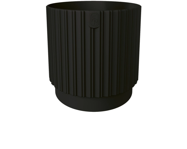 Doniczka MIKA Cyli Petit ECO Recycled 14 cm – czarna