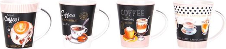 Ceramiczny kubek do kawy 350 ml, różne motywy