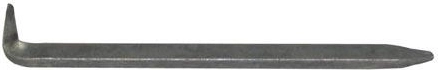 Skobel murarski do ściany 180 mm, 8 × 8 (5 szt.)