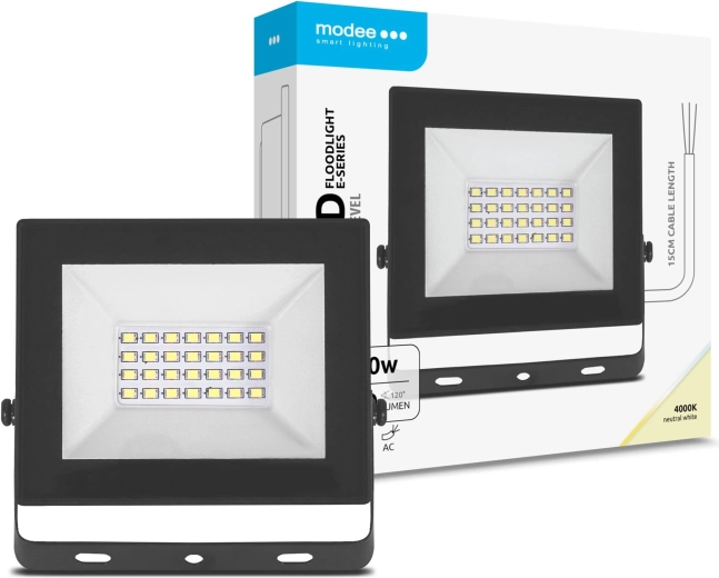 Reflektor LED Modee E‑series Slim 20 W, 1600 lm, 4000 K, 120°