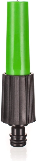 Ogrodowy regulowany zraszacz z szybkozłączką, zielony