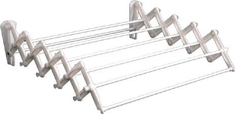 Suszarka na pranie harmonijkowa Praktik 80 cm biała