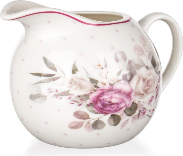 Dzbanuszek do mleka Rose 250 ml ceramiczny