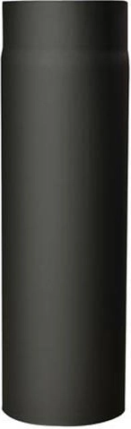 Rura dymowa 150 mm, długość 500 mm, grubość 1,5 mm, czarna