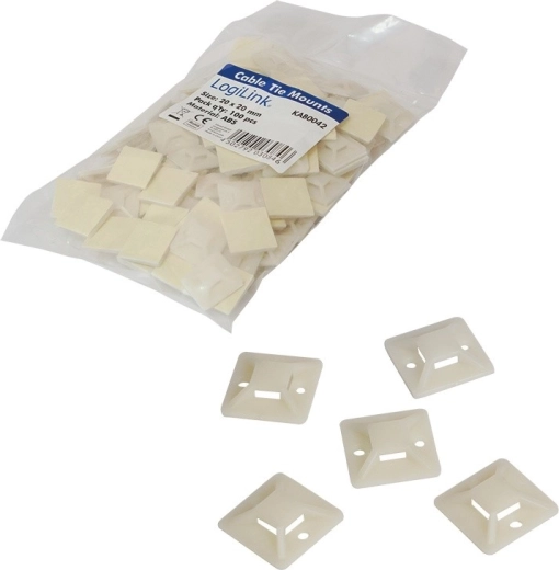 Samoprzylepne uchwyty do opasek zaciskowych