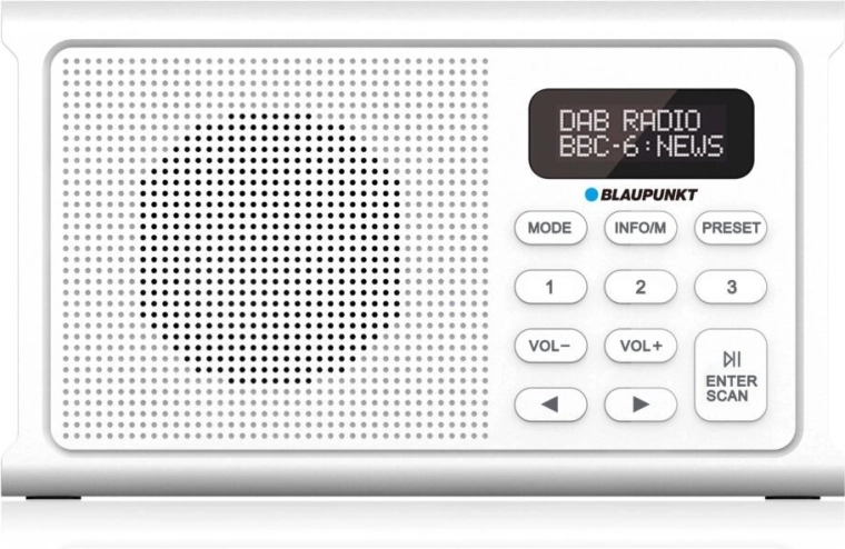 Przenośne radio cyfrowe Blaupunkt DR3 białe