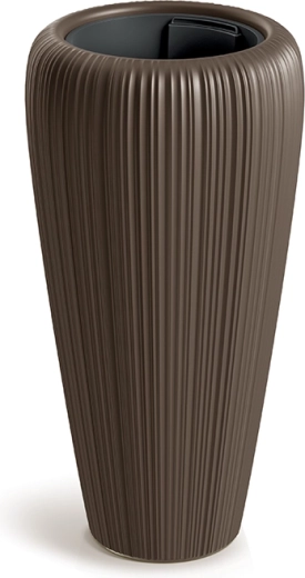 Doniczka Orobo 39,5 cm w kolorze orzecha laskowego