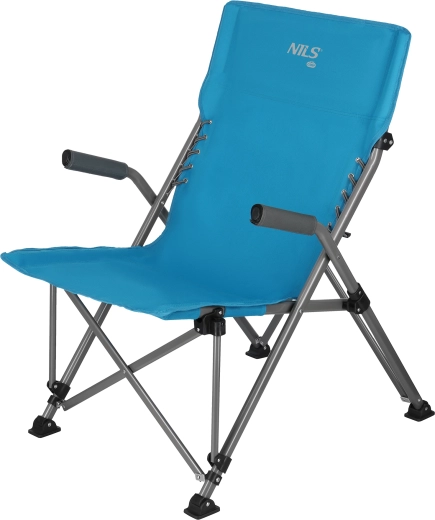Składane krzesło kempingowe NILS Camp niebieskie