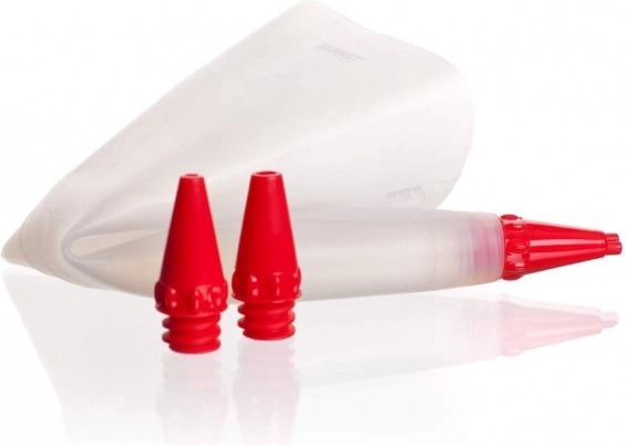 Silikonowy dekorator 30,5 cm czerwony