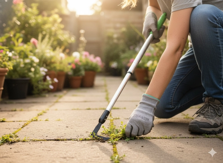 Teleskopowy skrobak do chwastów 71,5–106,5 cm