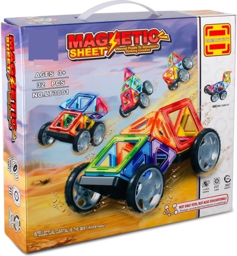 Magnetyczna układanka Magnetic Sheet – 32 elementy