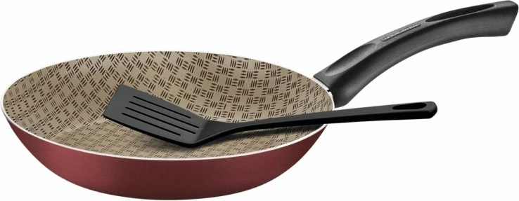 Tramontina Paris patelnia z łopatką 28 cm, bordowa