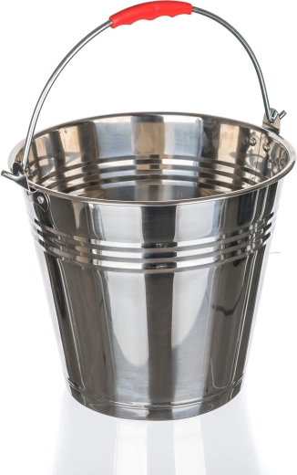 Wiadro nierdzewne 10 l z wygodnym uchwytem