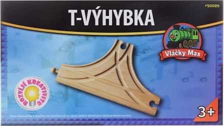 Vláčky Max – zwrotnica w kształcie litery T