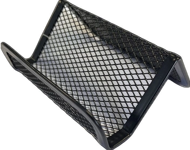 Metalowy stojak na wizytówki ICO – czarny