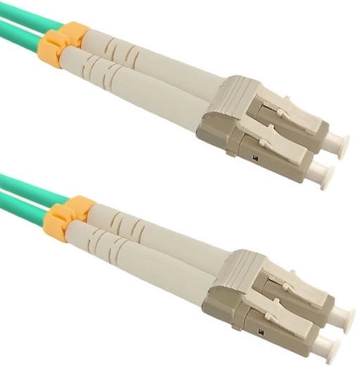 Światłowodowy patchcord LC/UPC–LC/UPC OM3 50/125 mm 15 m LSZH