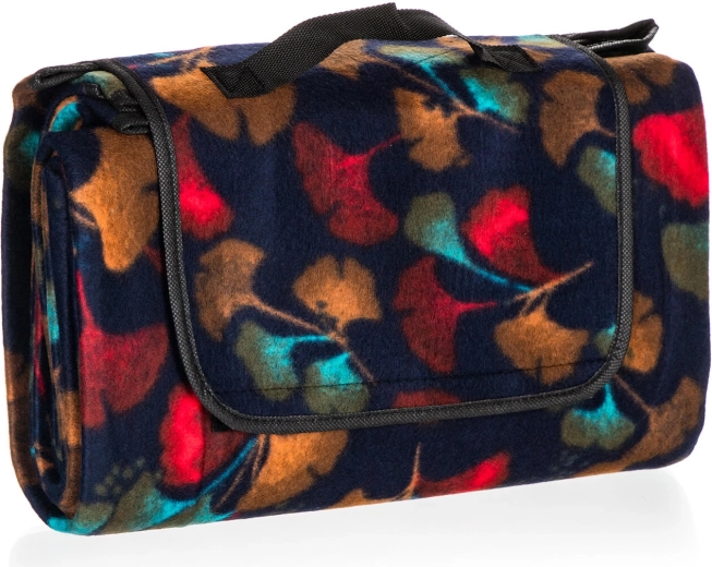 Kempingowy koc piknikowy 170 × 140 cm z polaru z warstwą izolacyjną