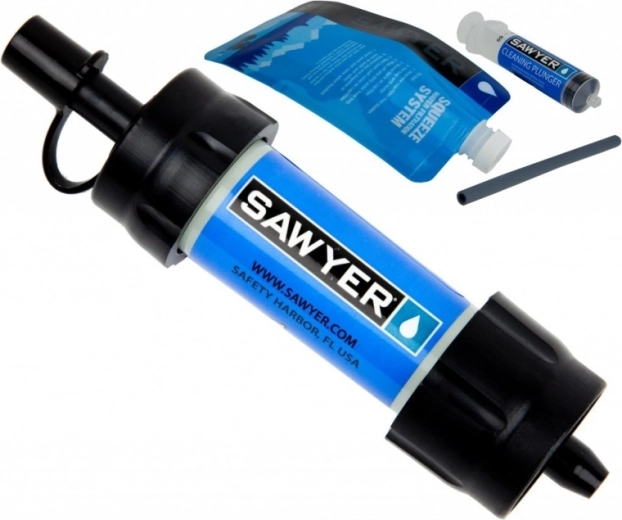Turystyczny filtr do wody Sawyer Mini niebieski - 1 sztuka