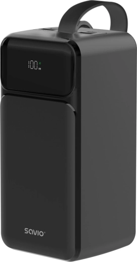 Savio powerbank 50 000 mAh czarna