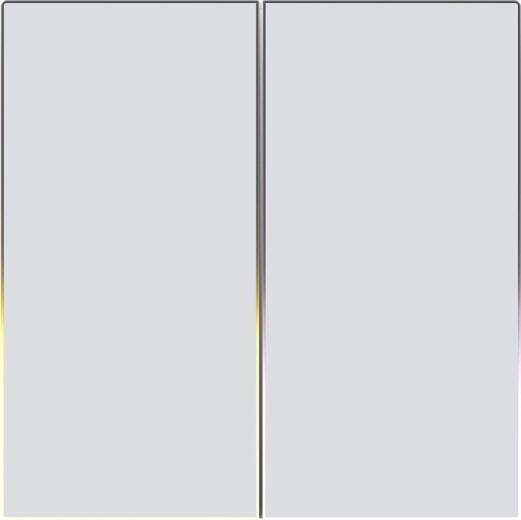 Zigbee dotykowy włącznik światła AVATTO Dual TUYA, biały