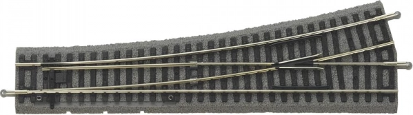 Piko Zwrotnica WL pojedyncza lewa z podkładem