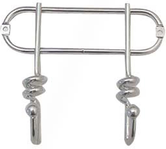 Wieszak ścienny Toro Twist z 2 haczykami