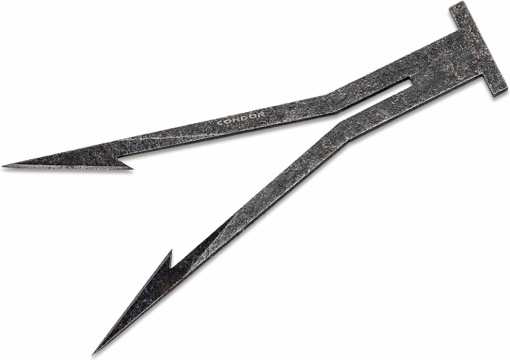 Harpun Condor Tantar ze stali węglowej z kaburami Kydex