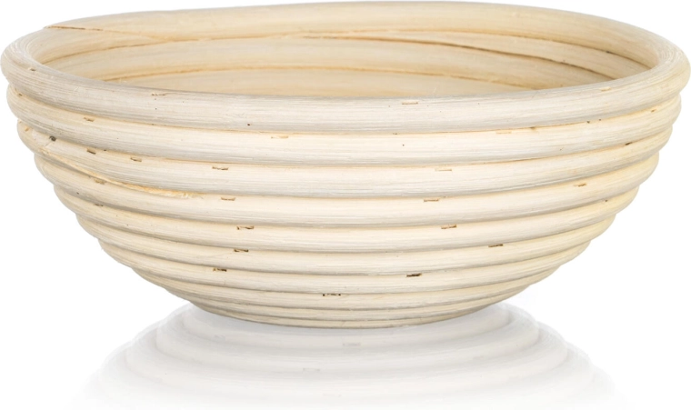 Okrągły koszyk do wyrastania chleba 21 cm z motywem czterolistnej koniczyny