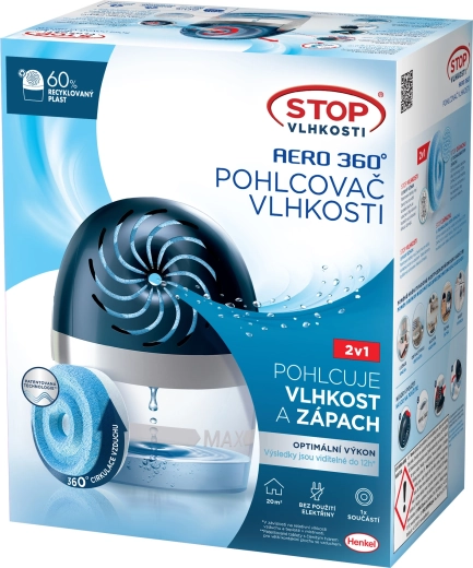 Ceresit Stop wilgoci AERO 360° urządzenie 450 g niebieskie