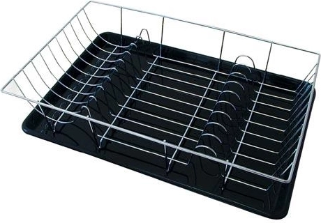 Ociekacz do naczyń 48 × 32 cm z plastikową tacką