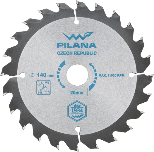 Tarcza pilarska PILANA SK 5255 WZ 140 mm, 24 zęby, 20 mm