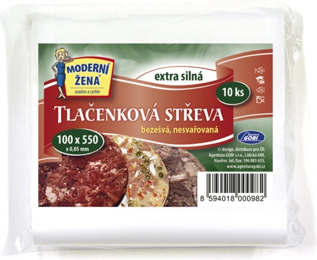 Woreczek do salcesonu 10 × 55 cm (10 szt.)