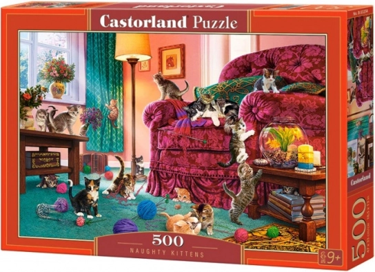 Puzzle 500 elementów Naughty Kittens