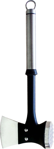 Tłuczek i tasak do mięsa ze stali nierdzewnej 25 × 10,5 cm