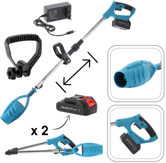 Akumulatorowa dmuchawa do liści 21 V 380 W