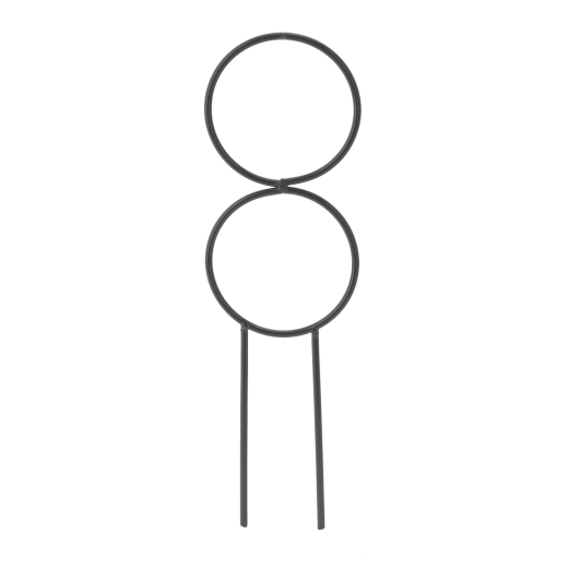 Zestaw metalowych podpórek do roślin doniczkowych 12 × 40 cm, zielony, 3 szt.