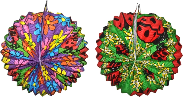 Lampion Kula Biedronka 25 cm