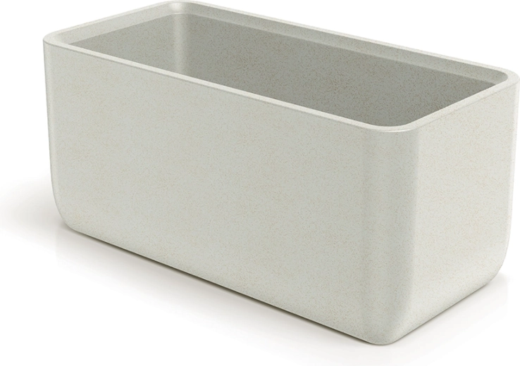 Donica MOLTA CASE 80 cm – piaskowa plastikowa skrzynka