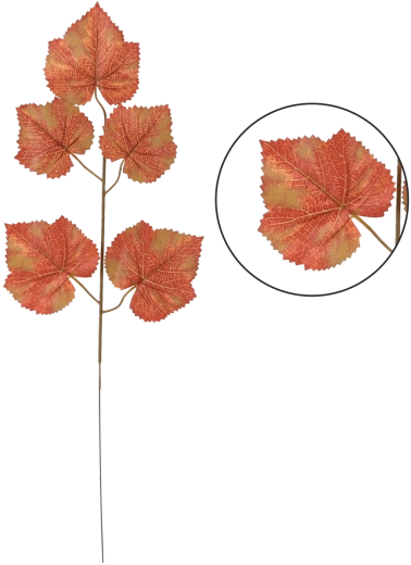 Sztuczna gałąź bukowa 57 × 20 cm, zielona