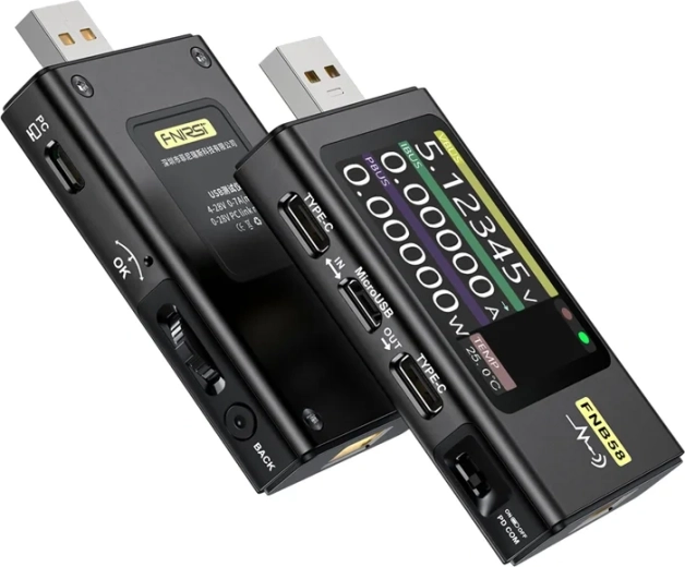 Fnirsi FNB58 tester portów USB czarny