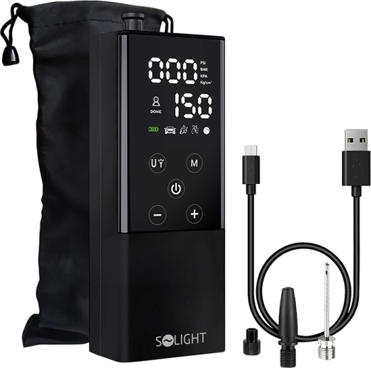 Solight cyfrowy kieszonkowy kompresor