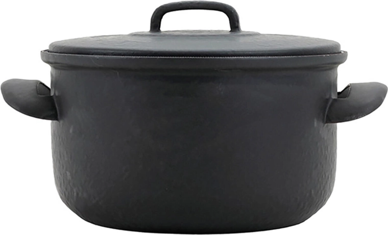 Emaliowany garnek z pokrywką 18 cm, 2,2 l BSE