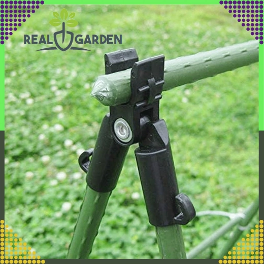 Szczytowy przegubowy łącznik T do ogrodowych prętów 9 mm, 10 szt.